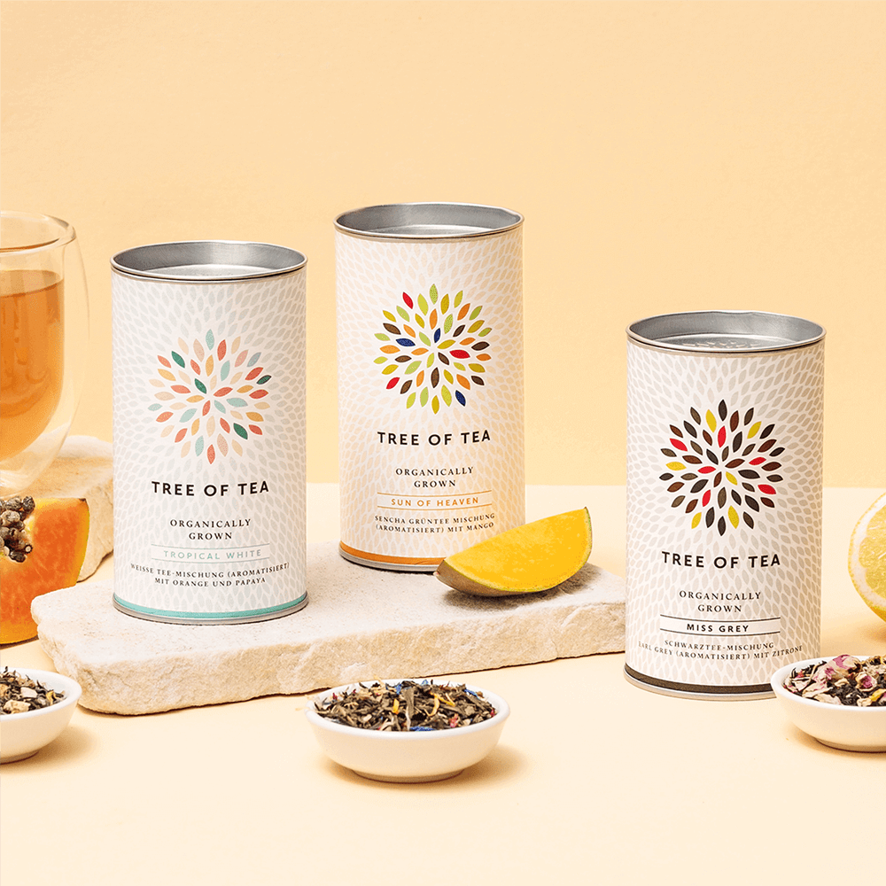 Bio Tee verschiedene Sorten verpackung Tree of Tea
