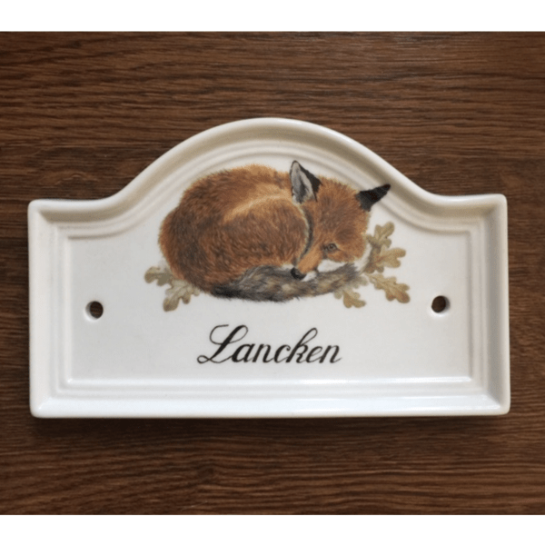 Türschild Fuchs, diverse Farben
