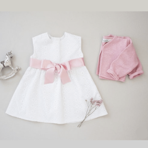 2teiliges Set: Taufkleid + Bolero, diverse Modelle - Lubukidz, via Etsy