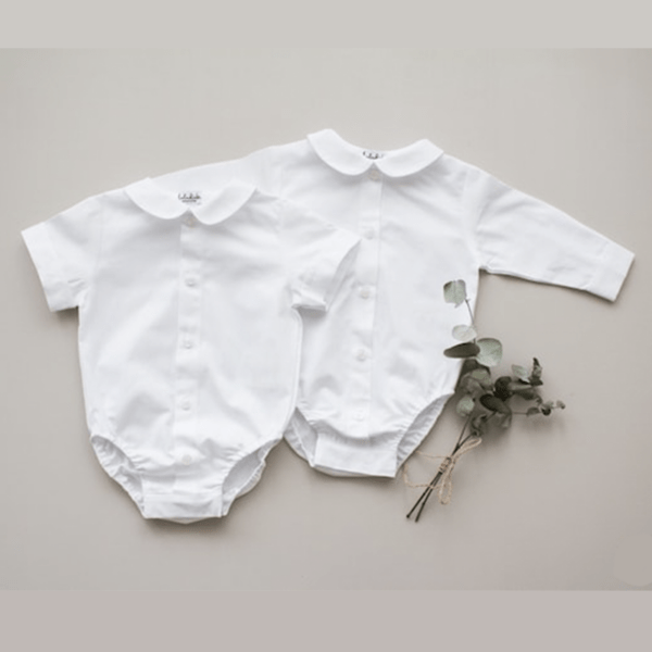 Bodyhemd mit Bubikragen aus Baumwolle, diverse Modelle - Lubukidz, via Etsy