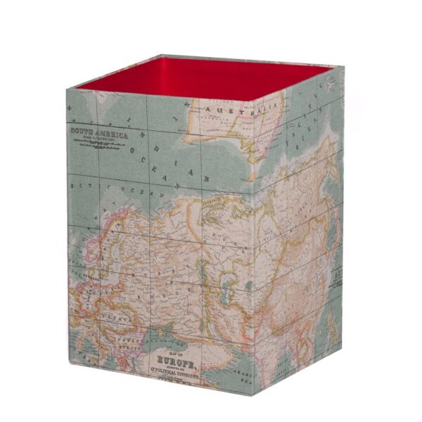 Papierkorb Landkarte