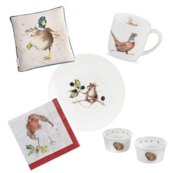 Tassen- und Geschirrserie und Accessoires von Wrendale Design, diverse Modelle