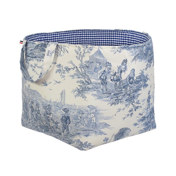 Aufbewahrungskorb Toile de Jouy, diverse Farben