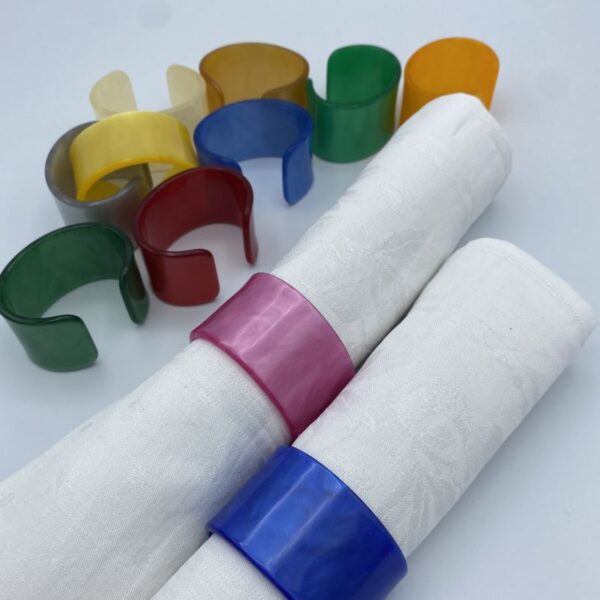 Serviettenring aus Acrylglas, diverse Farben - Sidos Manufaktur