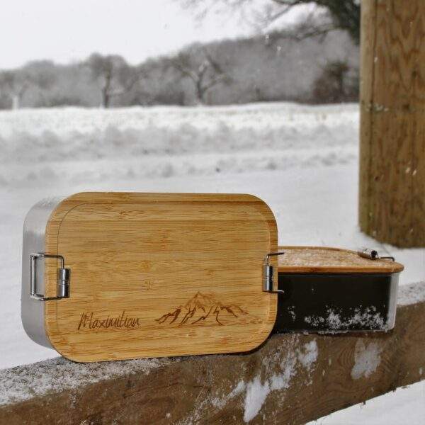 Lunchbox mit Bambusdeckel