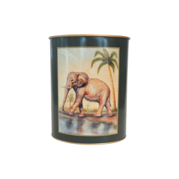 Papierkorb mit Elefant
