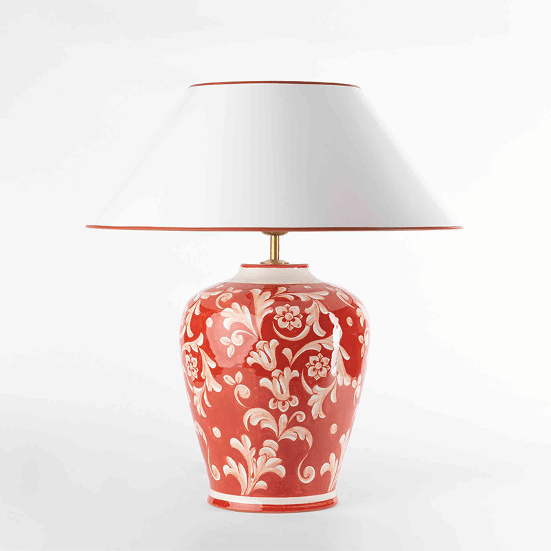 Deruta Rosso Tischlampe von Ambiarte