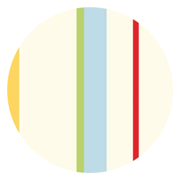 Gräflich Münstersche Manufaktur Bunte individuelle Streifentapete