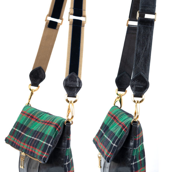Foldover aus Leder und Tweed – Bild 6