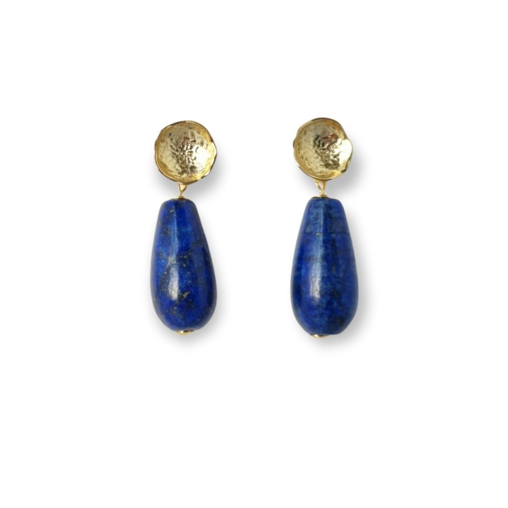 tolle Ohrringe mit Lapislazuli-Tropfen, von Schmuckatelier Kart
