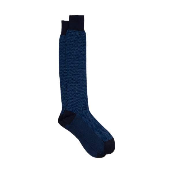 Kniehohe Socken mit Muster
