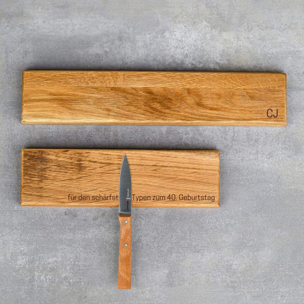 messerleiste magnetisch mit Gravur