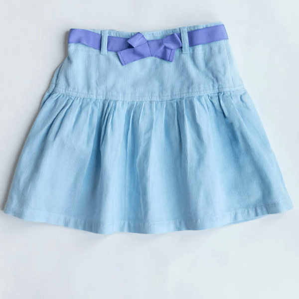 Maedchenrock blau cord