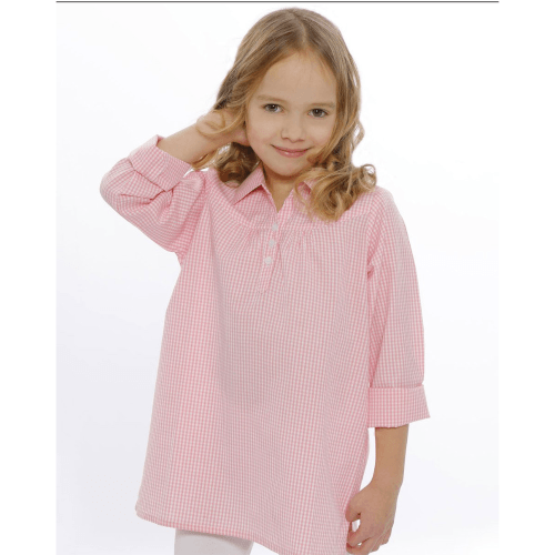 tolle Mädchentunika in rosa mit Vichymuster, von Indian Affairs